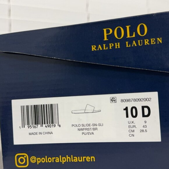 Embroidered Bear Polo Slides - Unisex - Picture 3 of 3